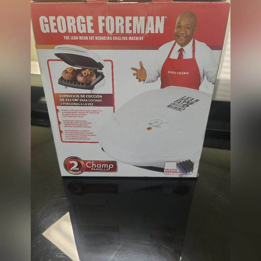 George Foreman GR10AWHT Champ Grill - Picture 5 of 5